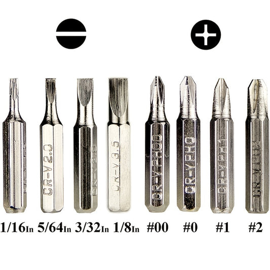8-in-1 Multi-Tool Screwdriver Pen - Interchangeable Tips for Versatile Tasks, Effortless Repairs and Disassembly with Ease, Durable and Lightweight Aluminum Alloy Construction in a Sleek Pen Design